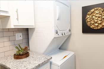 In unit washer and dryer  at The Waverly, Michigan